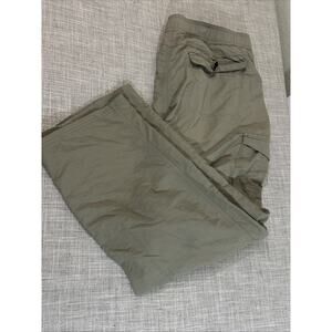Nordic Track Men's Convertible Hiking Pants Shorts Size 38x30 Beige